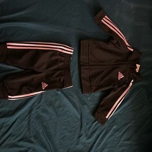 Adidas baby girl track suit